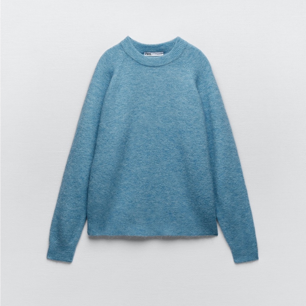 Zara Wool and Alpaca Blend Crewneck Sweater